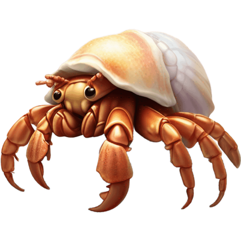 Hermit crab in heaven emoji