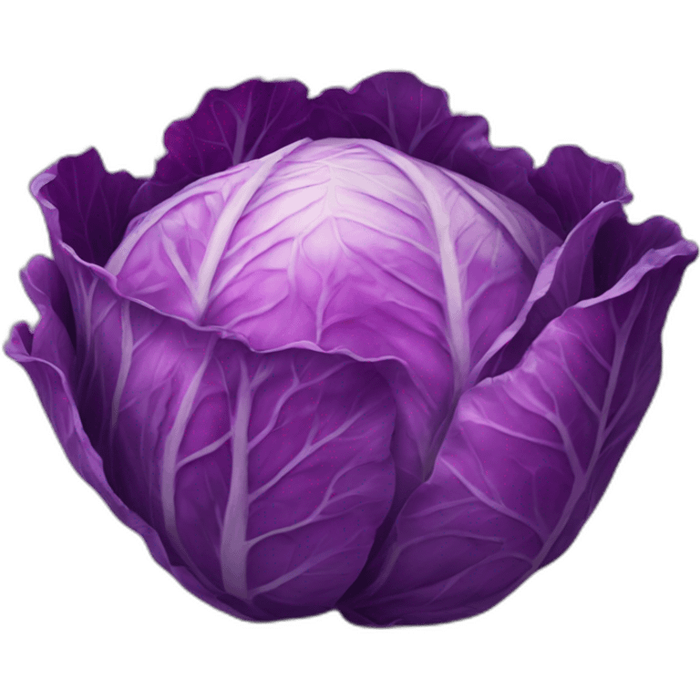 purple cabbage emoji