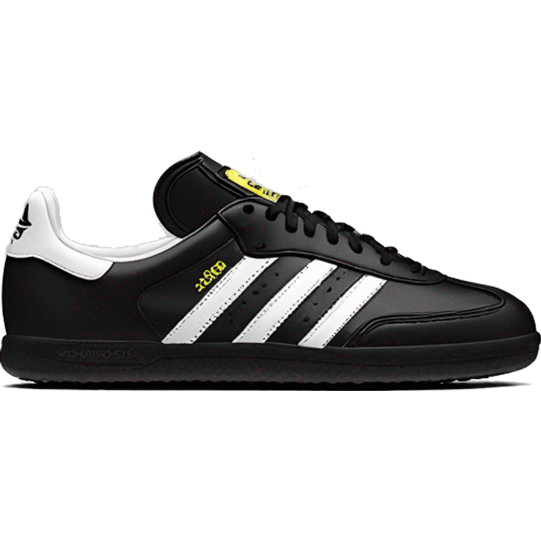 Adidas samba black emoji