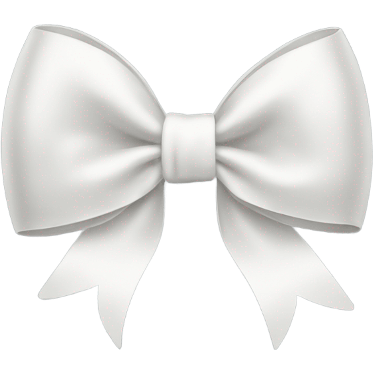 white bow emoji