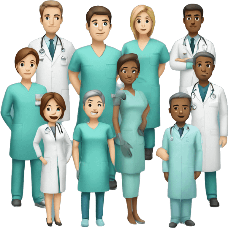  surgeon and patients emoji