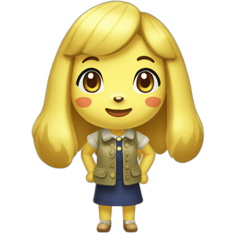 Animal crossing isabelle emoji