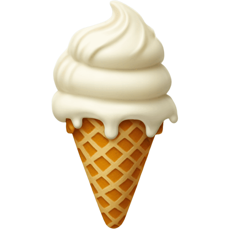 ice cream vanilla emoji