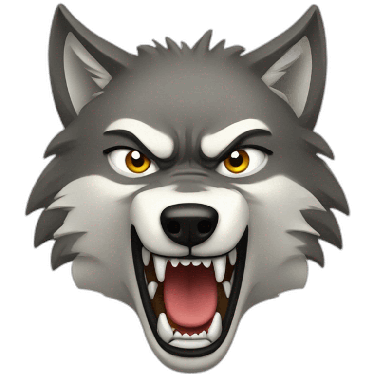 angry-wolf emoji