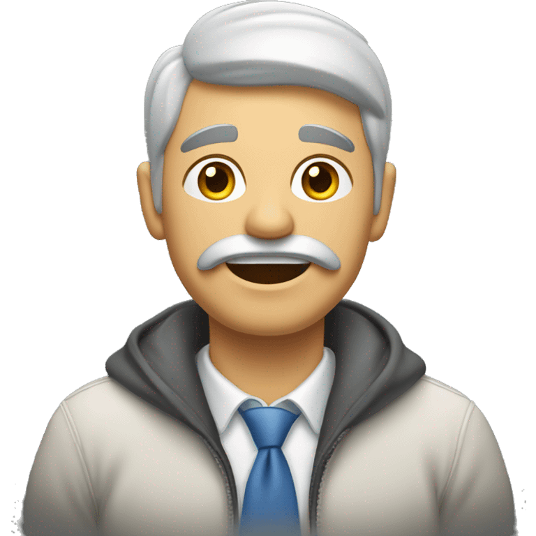 Homme qui tire la langue sur le côté avec un air hautain  emoji