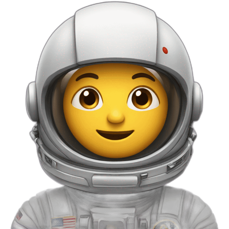 Caca astronaute emoji