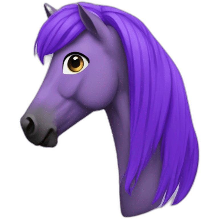 purple pony radio station sound music emoji