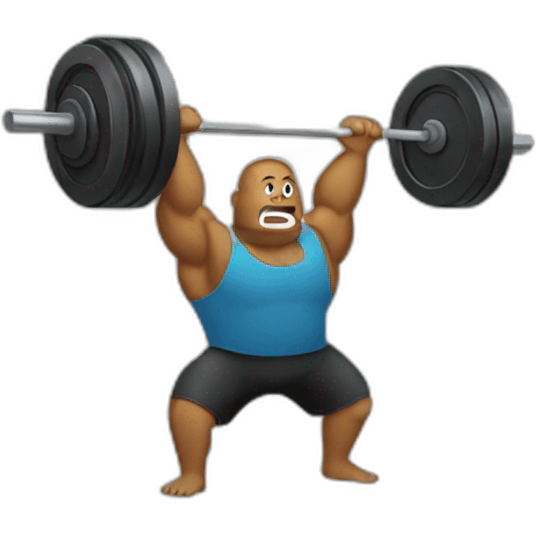 heavy lifting gym emoji