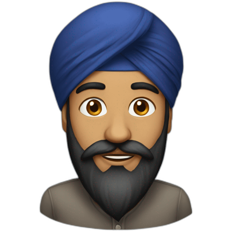 A sikh man emoji