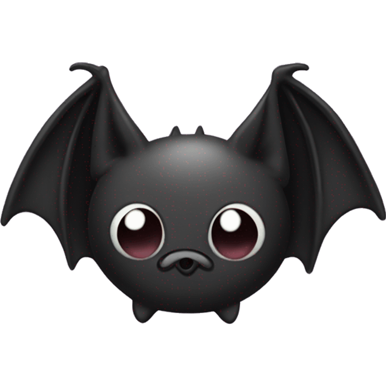 bat with black hearts emoji