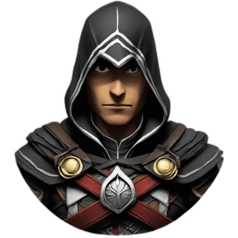 Assassins creed in black emoji