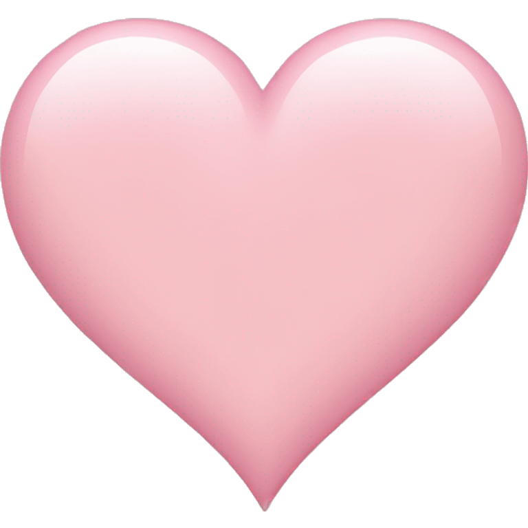 light pink heart emoji