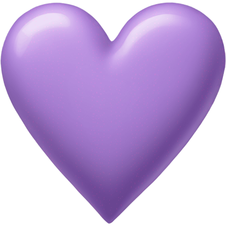 Pastel Purple Heart  emoji