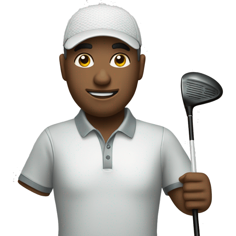 standing with golf club emoji