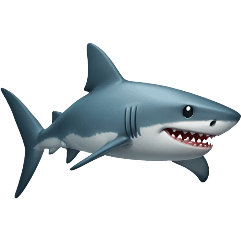 Christmas shark emoji