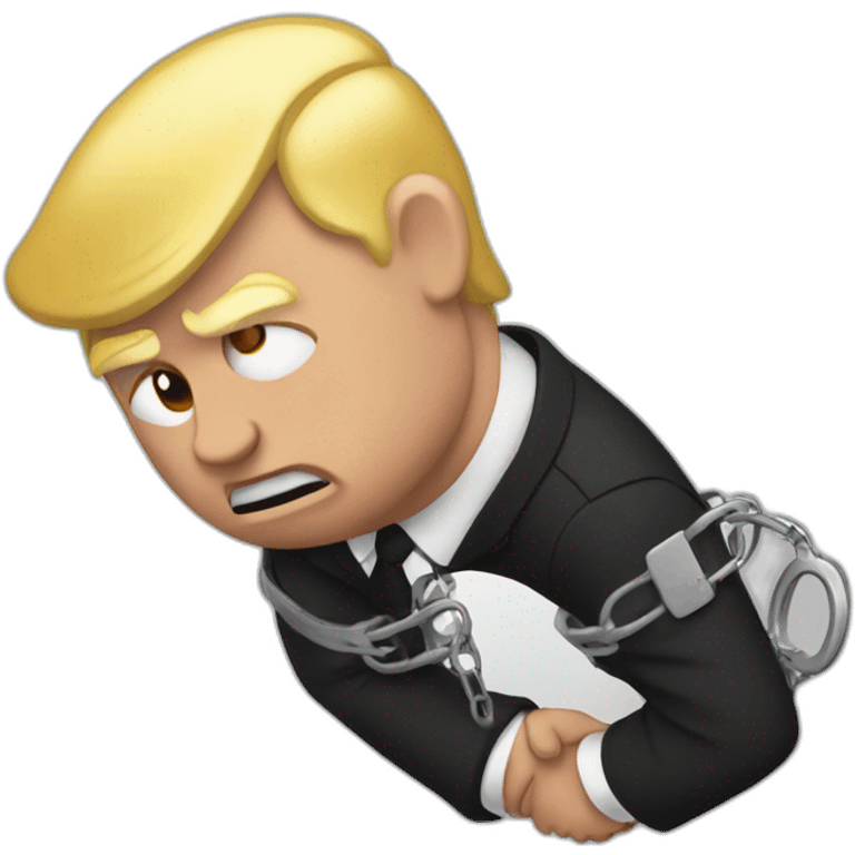 trump-in-handcuffs emoji