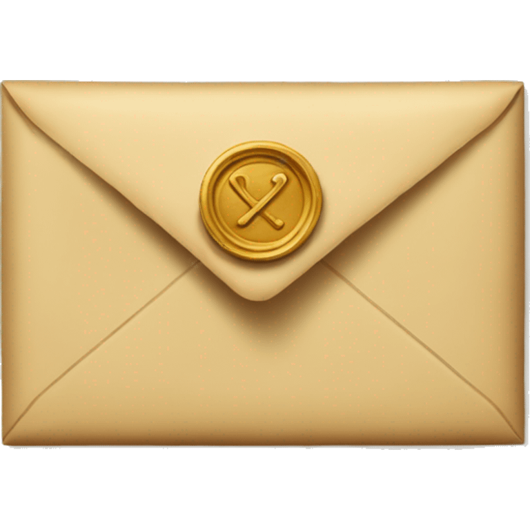 an envelope with a wax seal emoji