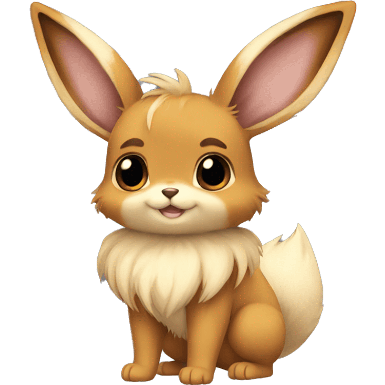 Eevee-Bunny full body emoji