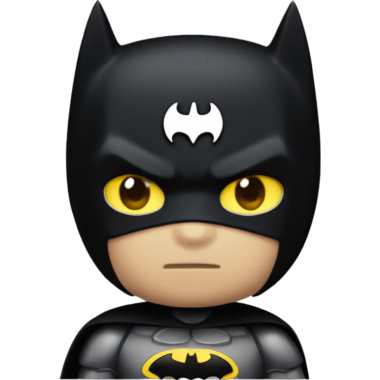 Hello Kitty Batman emoji