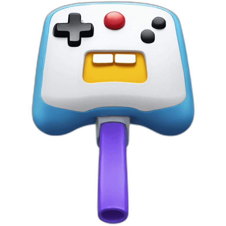  Create an emoji of a joystick with a happy face to express gaming pleasure! emoji