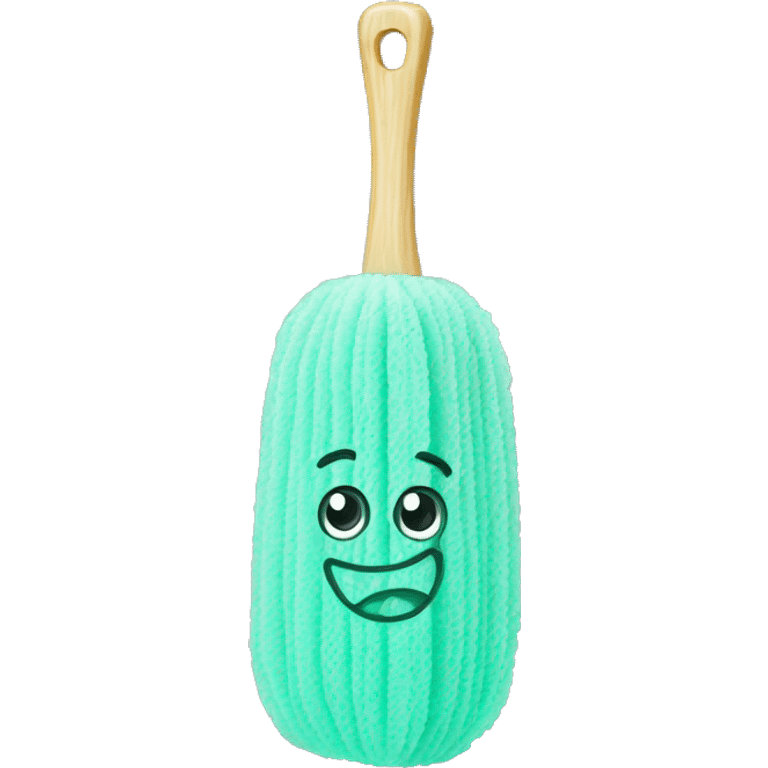 Synthetic loofah emoji