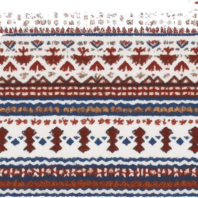 Fair Isle sweater white emoji