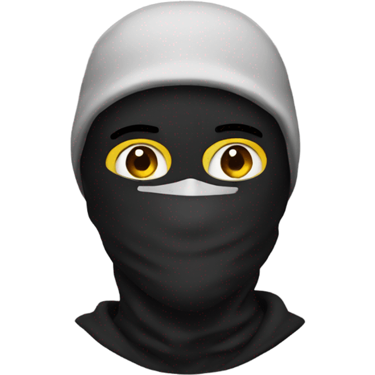 Man in ski mask emoji