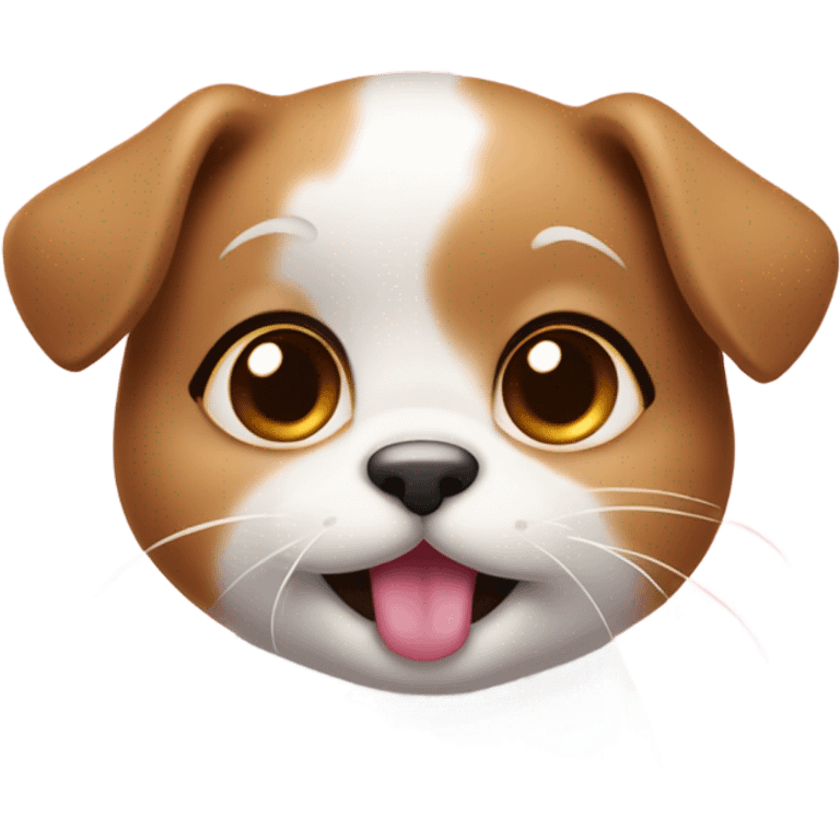 Cute animal blowing kisses emoji