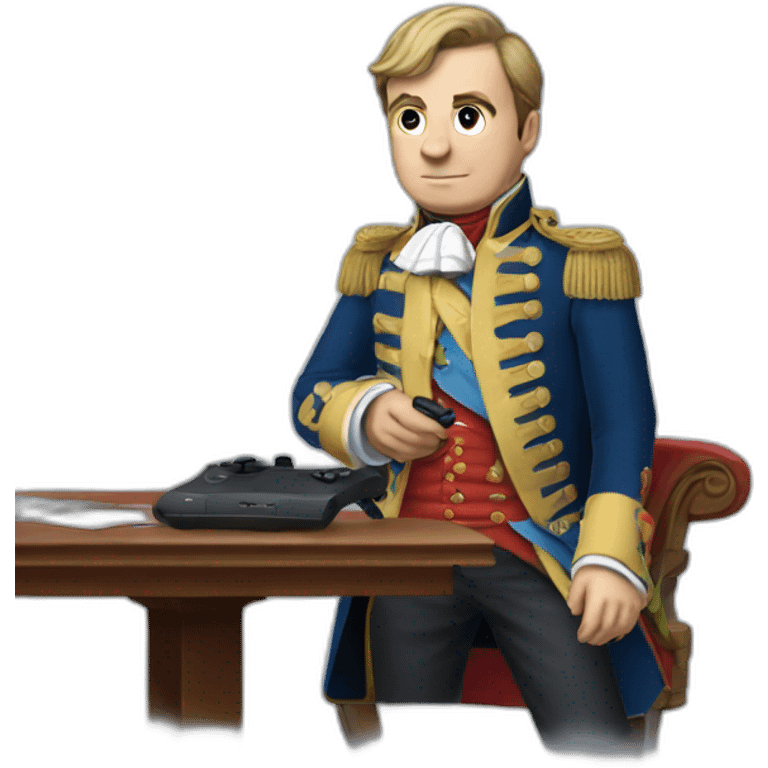 Napoléon qui joue a la Playstation emoji