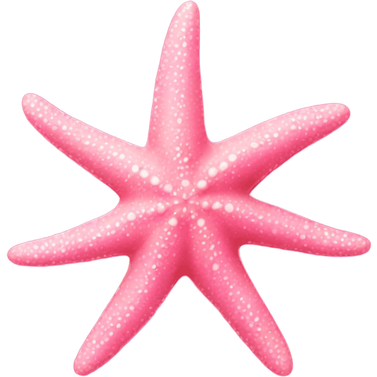 starfish, pink emoji