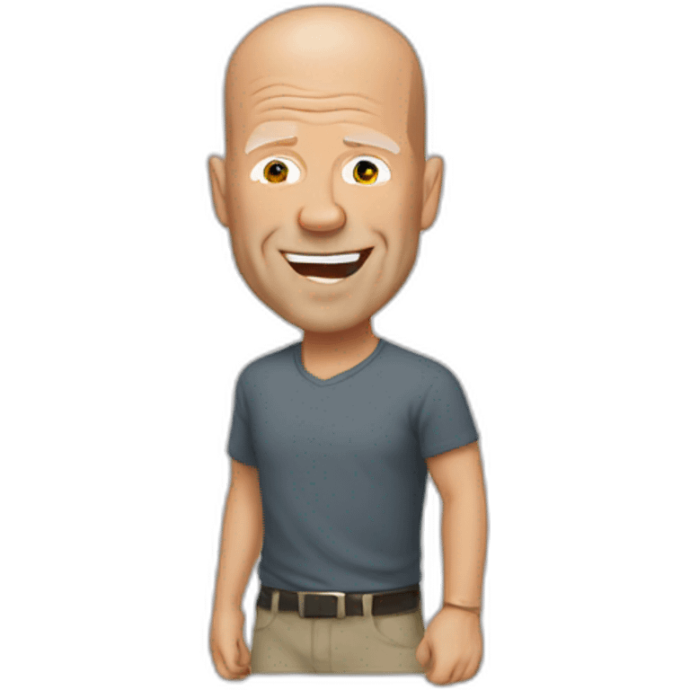 Bruce willis qui boit emoji