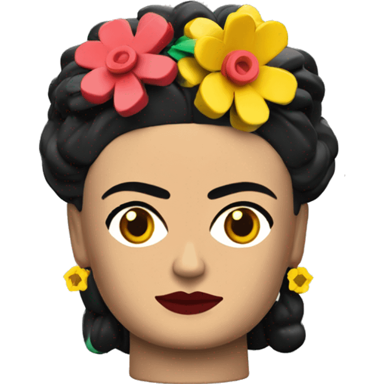 Frida Kahlo lego full body emoji