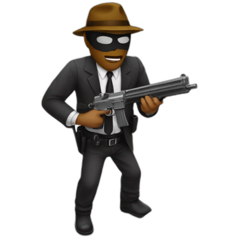 Bank robbery emoji