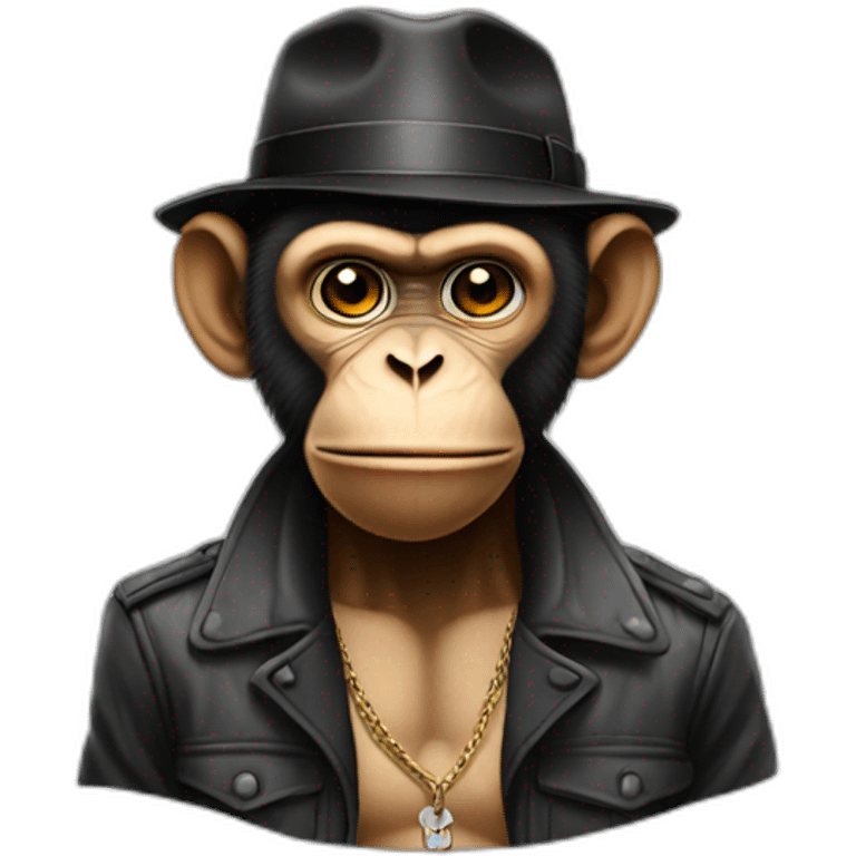 gangster monkey emoji