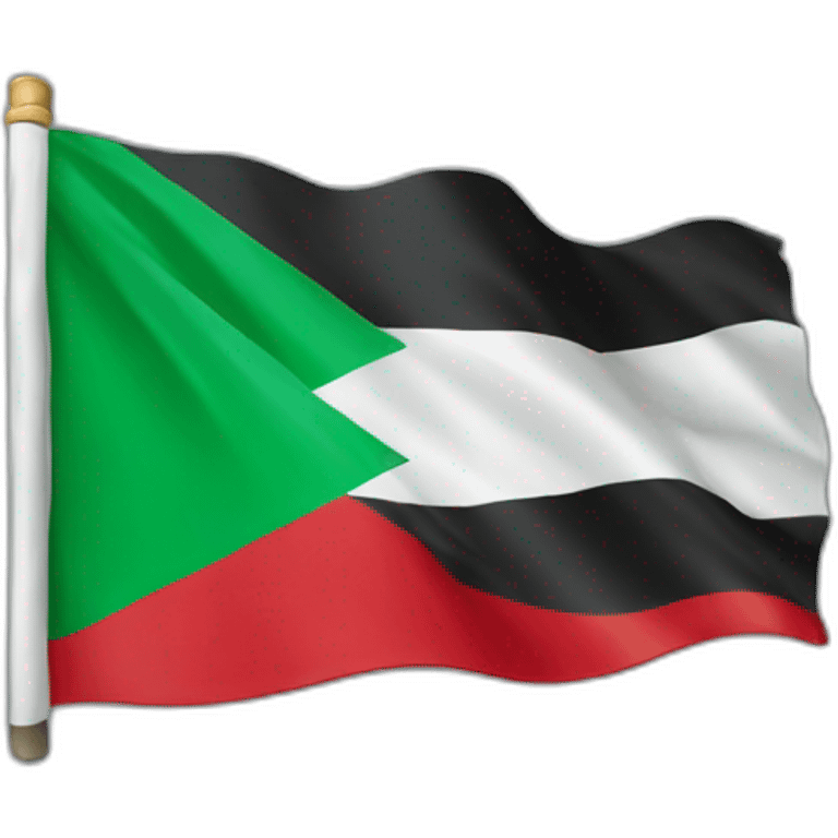 Drapeau palestinne emoji