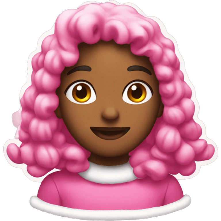 pink christmas  emoji