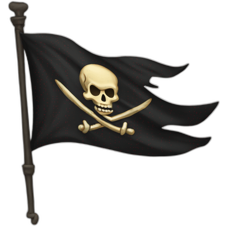 drapeau pirate emoji