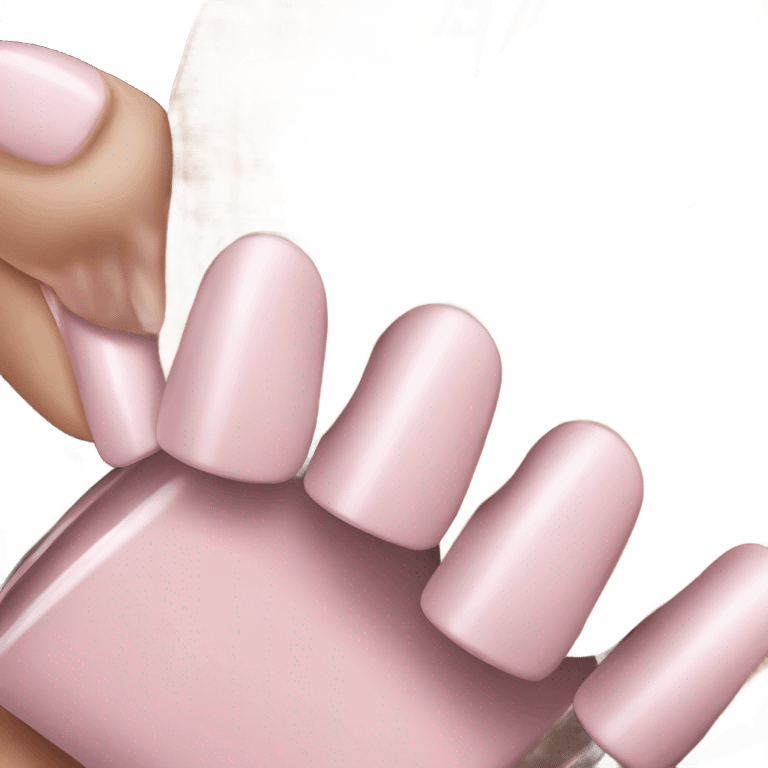 Light pink nails emoji