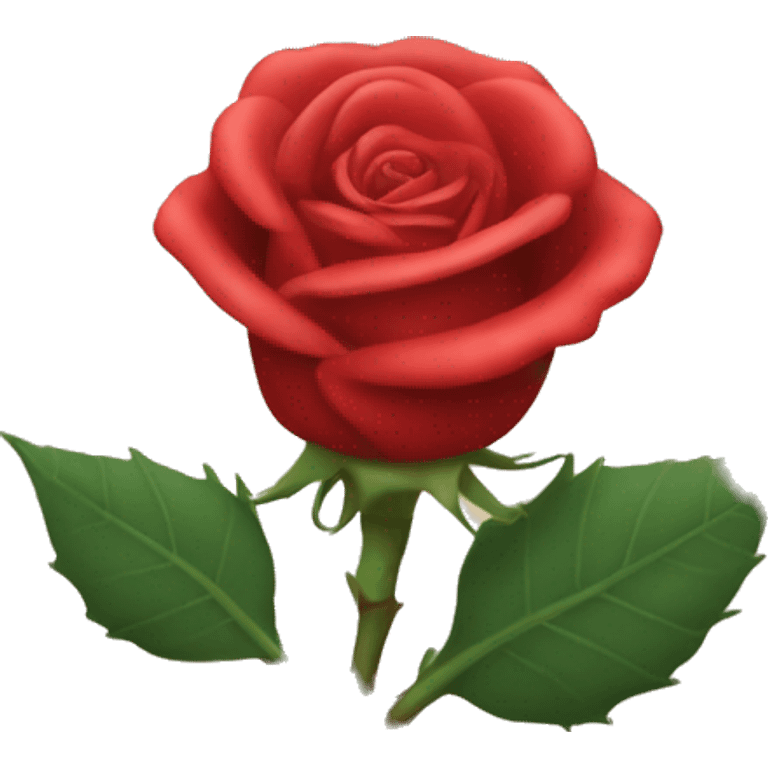 A rose thorn pricking your hand emoji