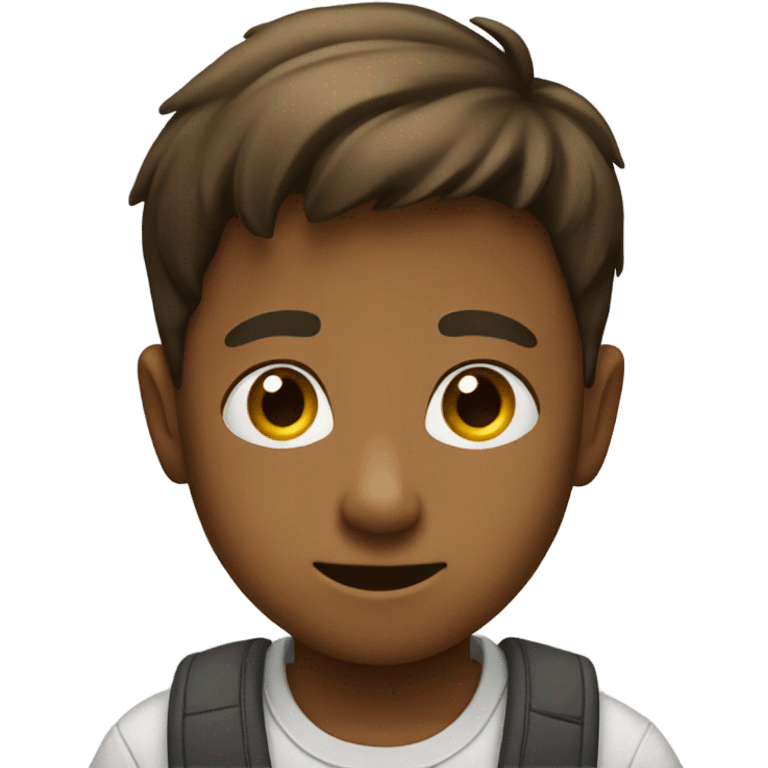 A boy stand up emoji