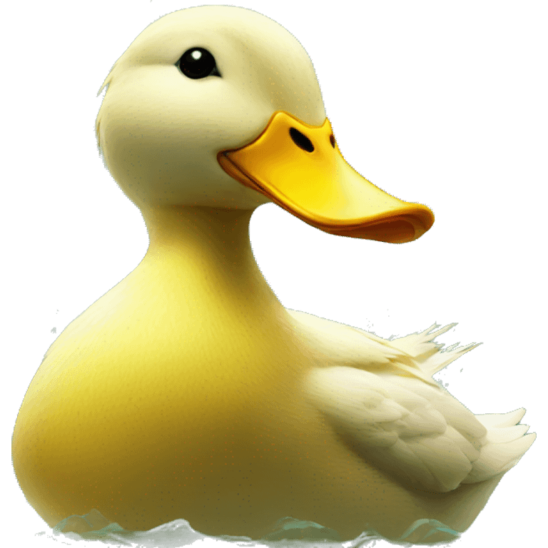 Duck shower emoji