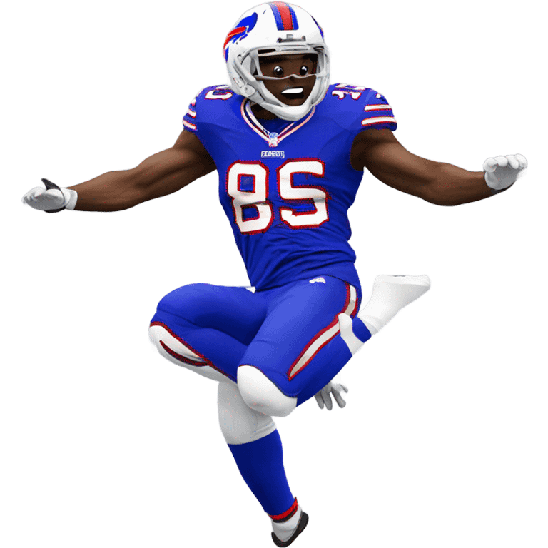 Buffalo bills jumping over Baltimore ravens emoji