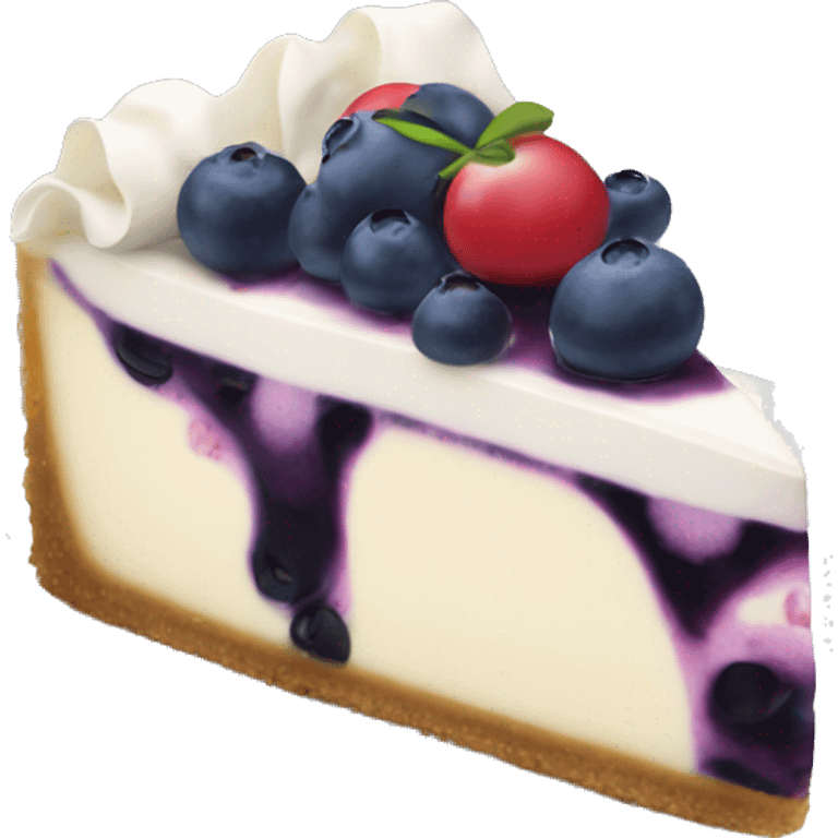 Blueberry Cheesecake  emoji