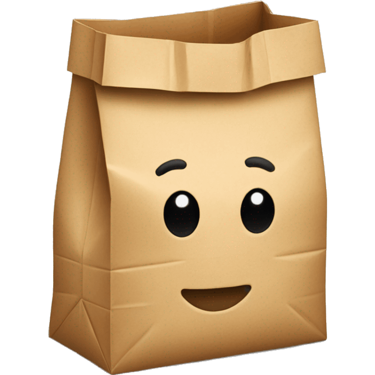 paper bag of sugar emoji