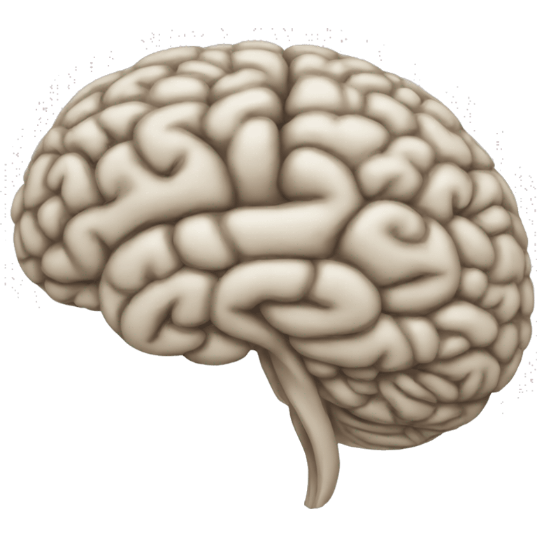 BRAIN OUTLINE emoji