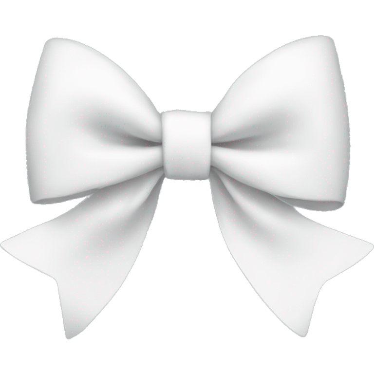 White bow  emoji