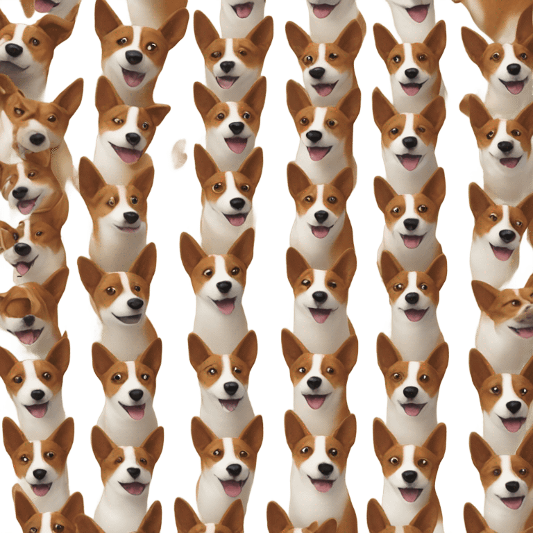 Basenji barking  emoji