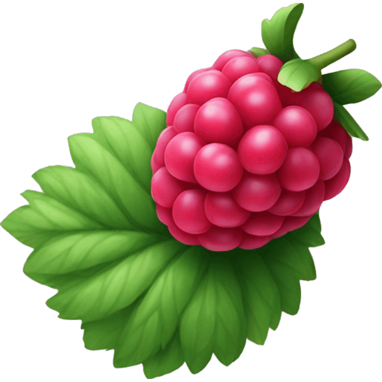 one raspberry without leaf emoji