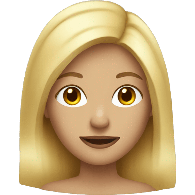 blonde women emoji