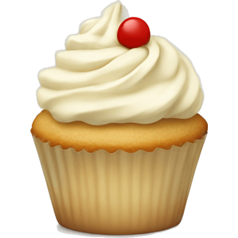 vanilla cupcake emoji